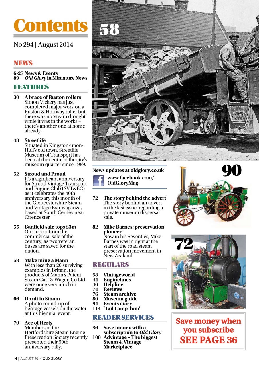 Old Glory Magazine Preview Pages