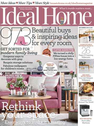 Ideal Home issue September 2014