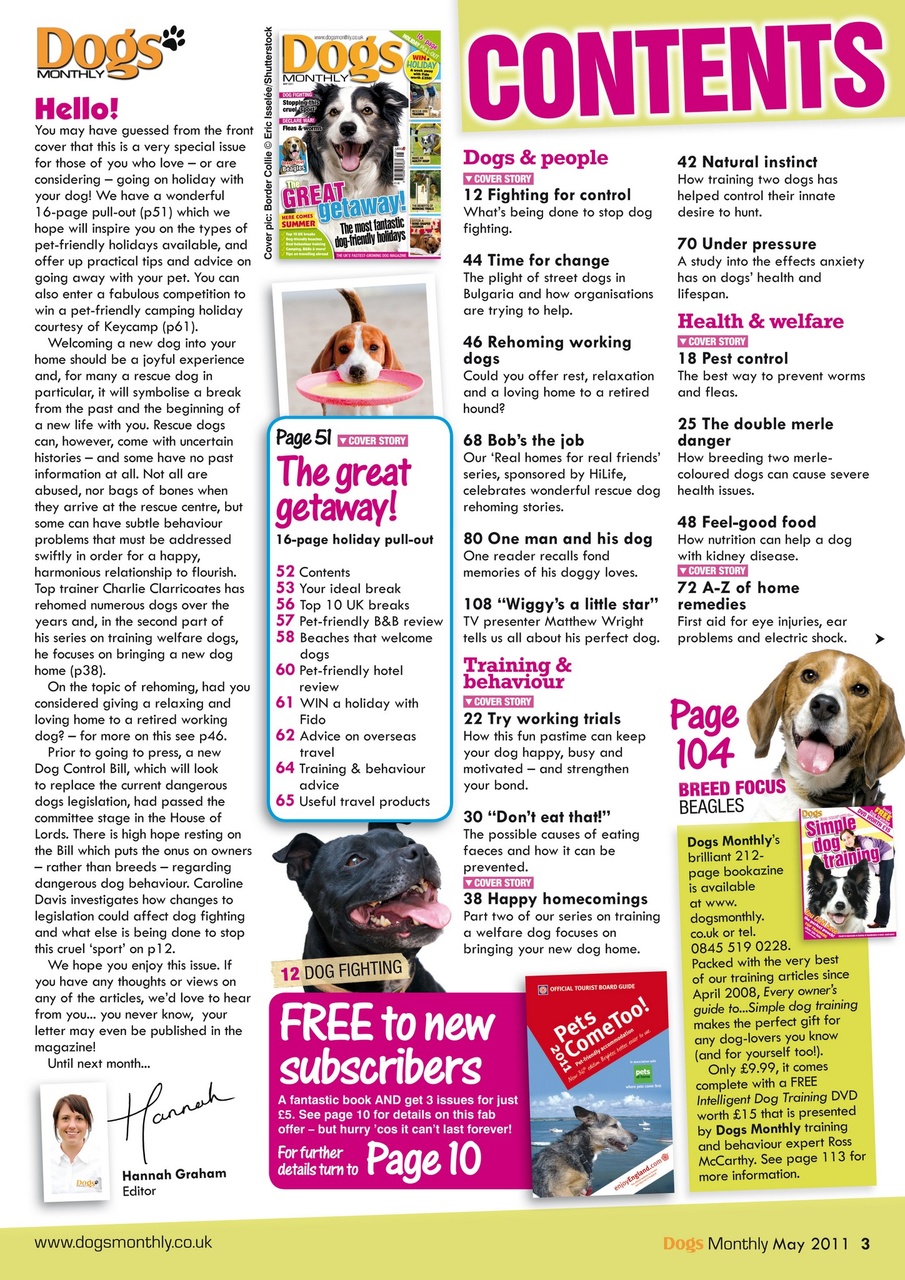 Dogs Monthly Preview Pages
