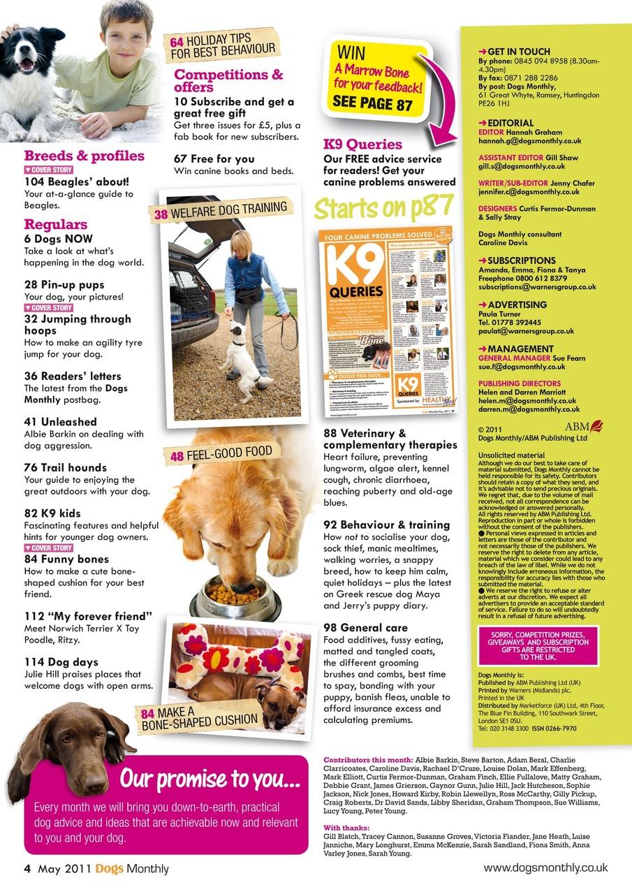 Dogs Monthly Preview Pages