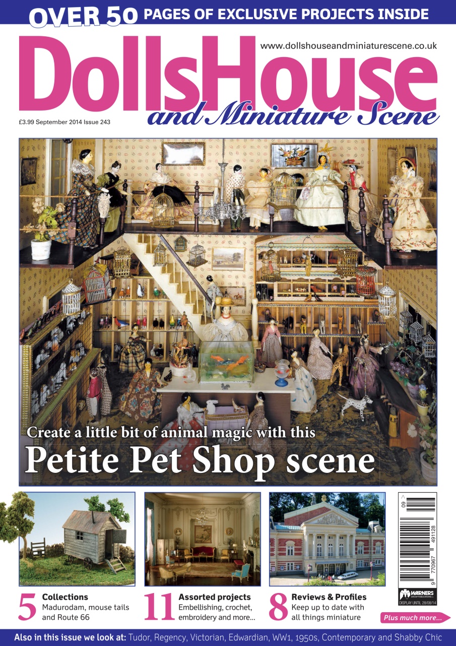 Dolls House and Miniature Scene Preview Pages