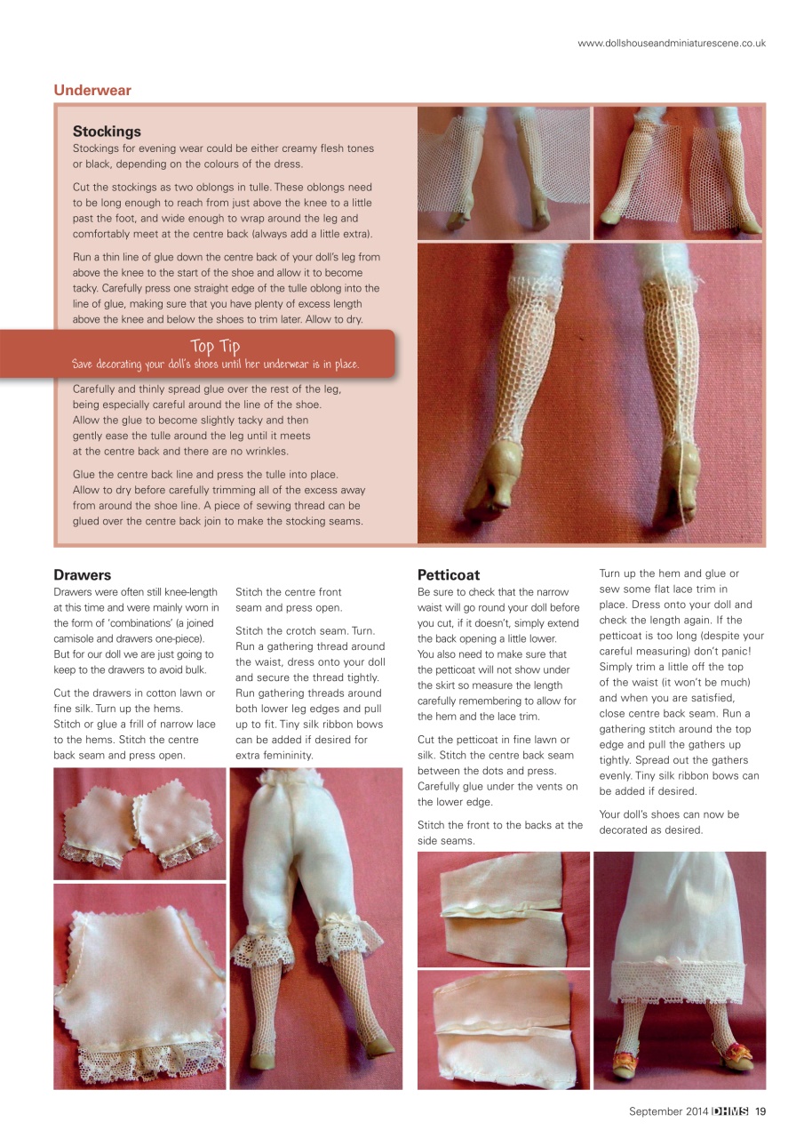 Dolls House and Miniature Scene Preview Pages