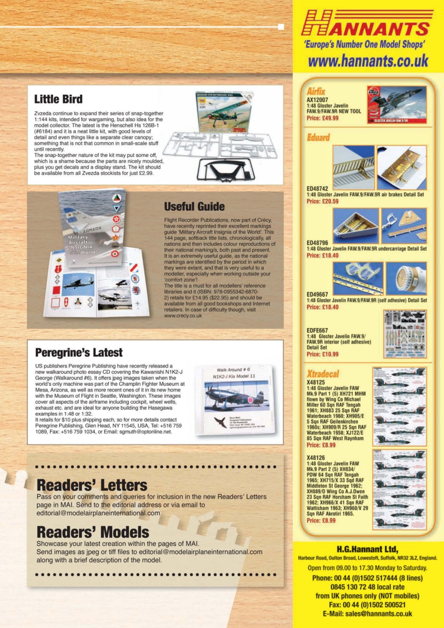 Model Airplane International Preview Pages
