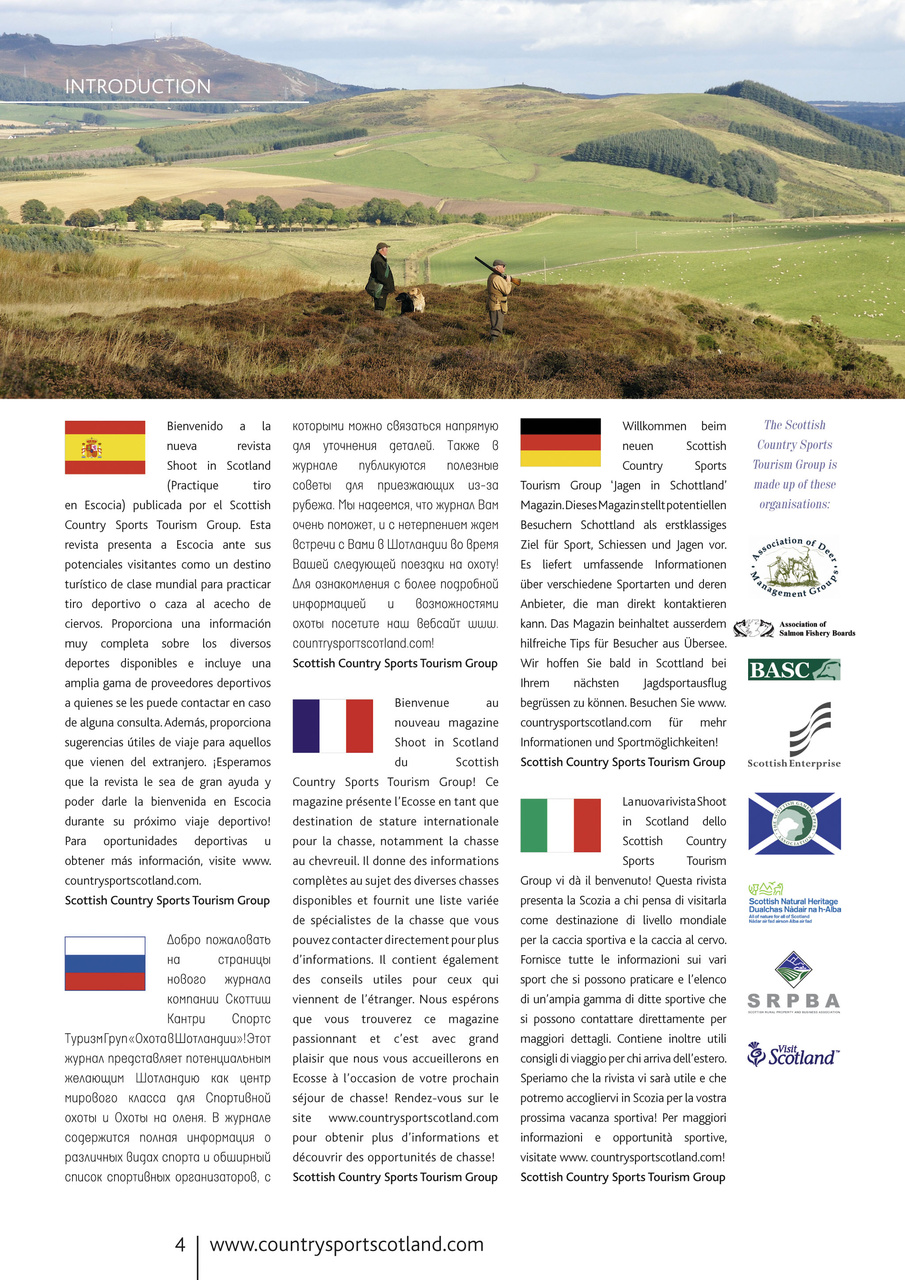 Shoot in Scotland Preview Pages