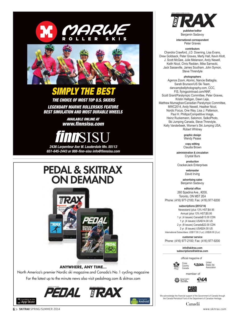 SkiTrax Preview Pages