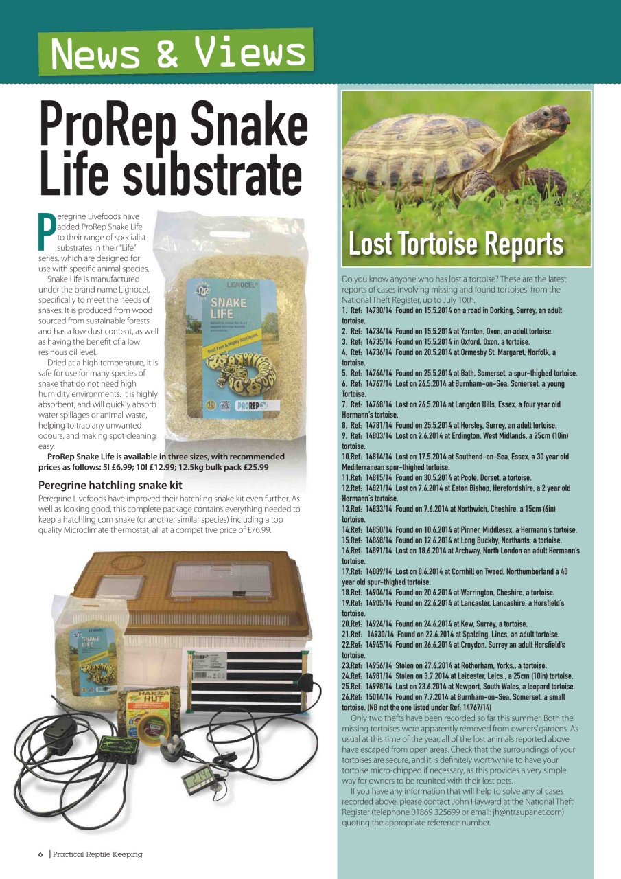 Practical Reptile Keeping Preview Pages
