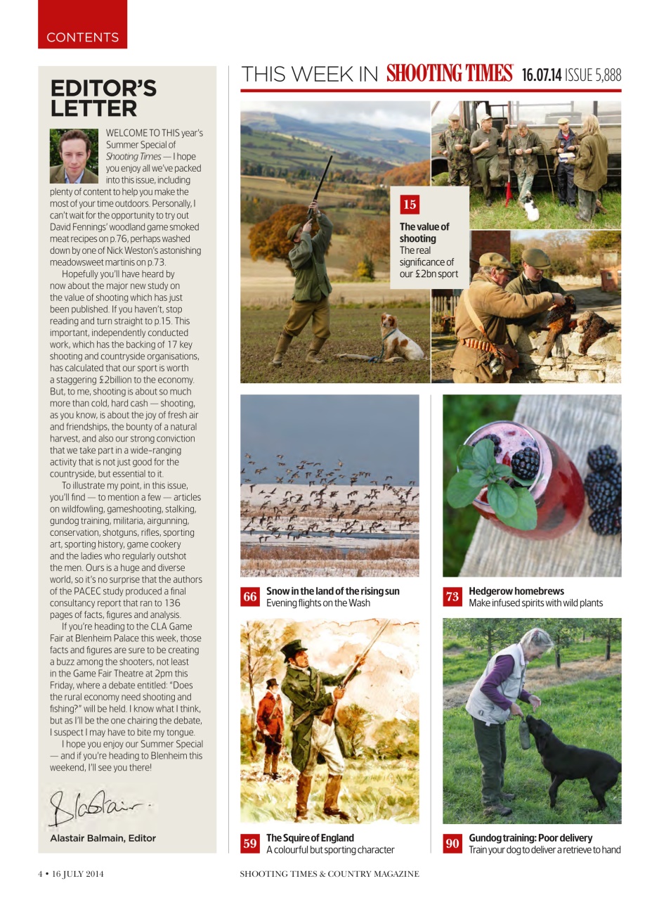 Shooting Times & Country Preview Pages