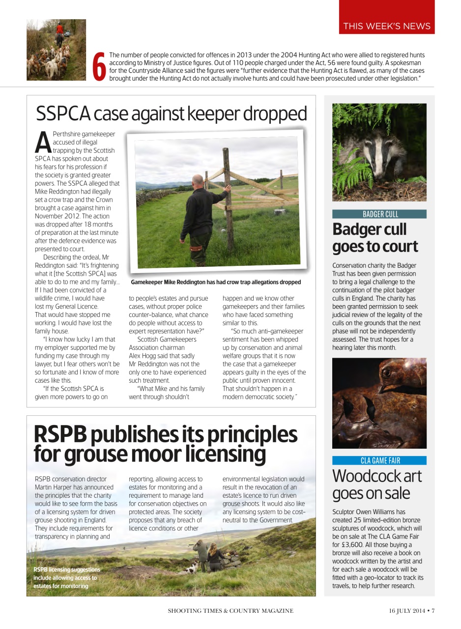 Shooting Times & Country Preview Pages