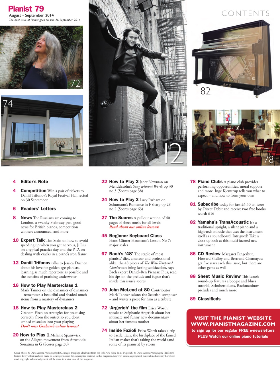 Pianist Preview Pages