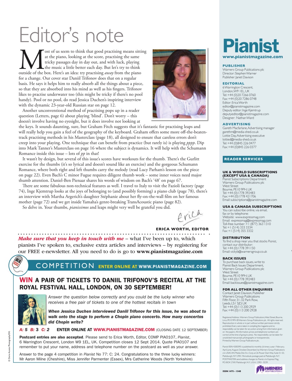 Pianist Preview Pages