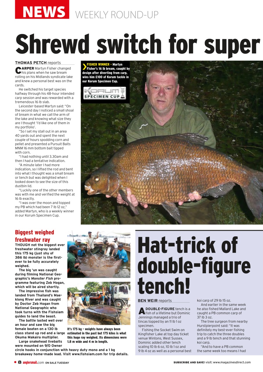 Anglers Mail Preview Pages