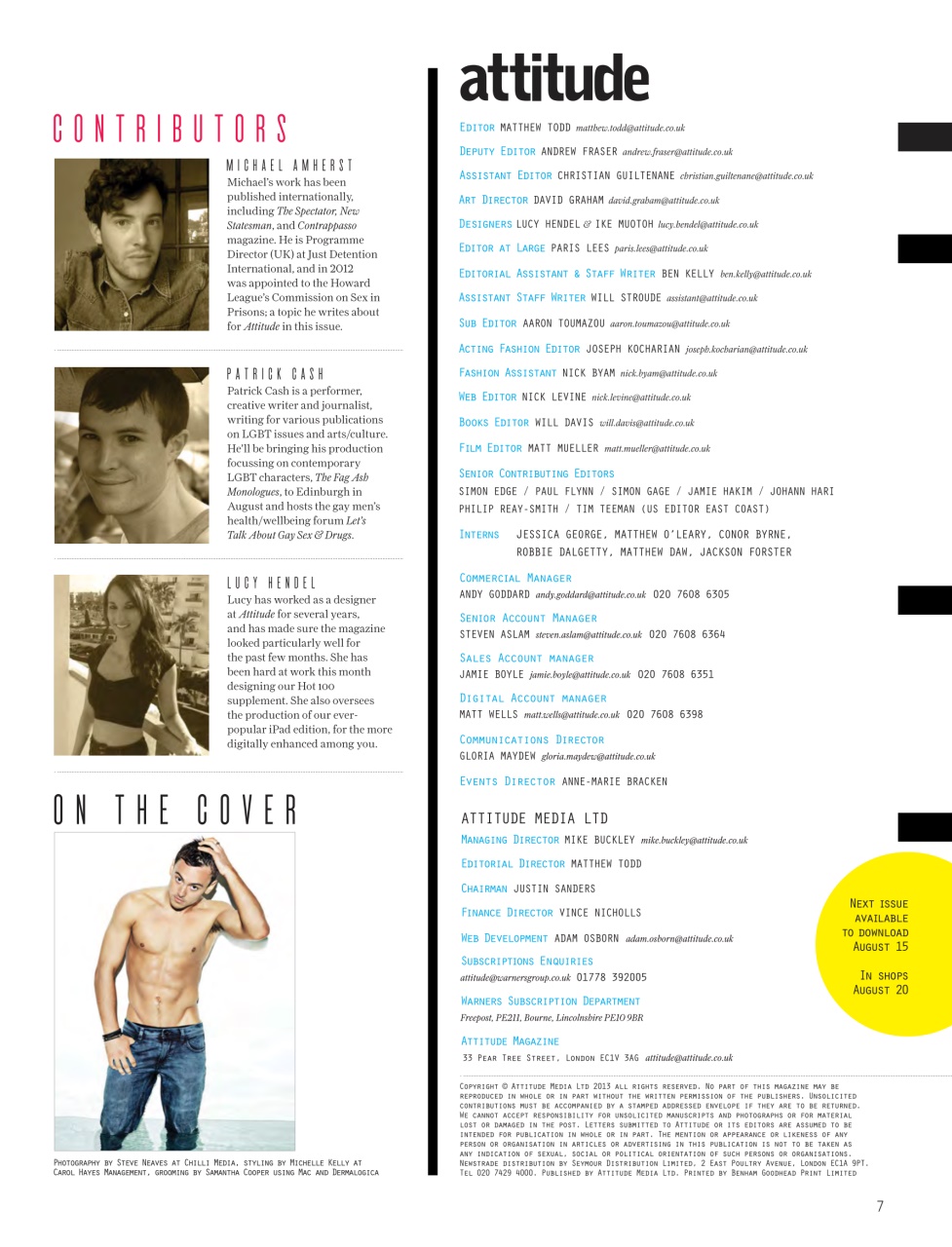 Attitude Preview Pages