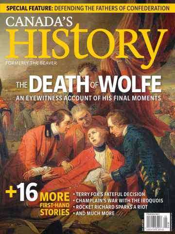 Canada's History issue Aug/Sep 2014