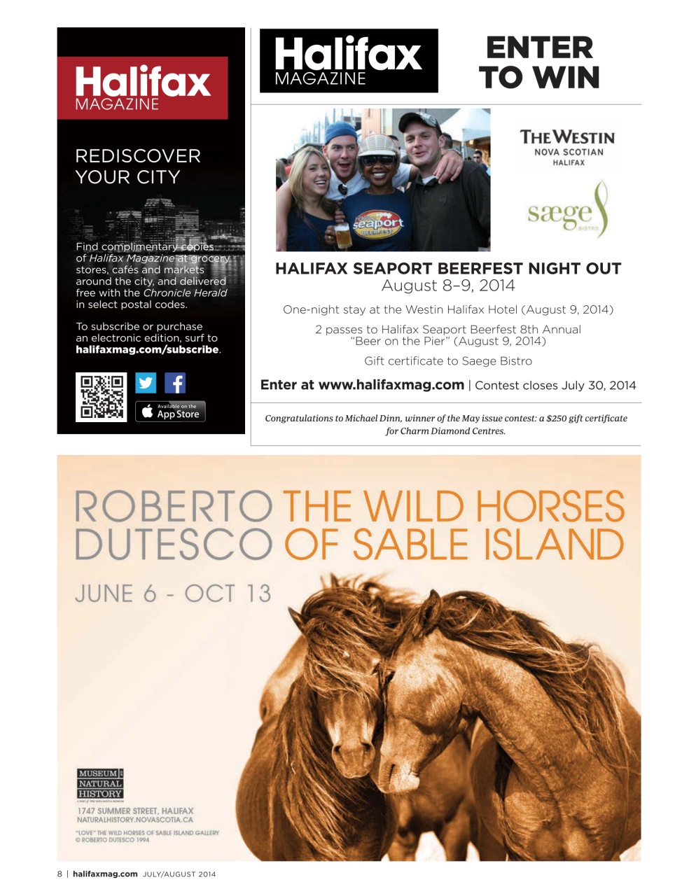 Halifax Magazine Preview Pages