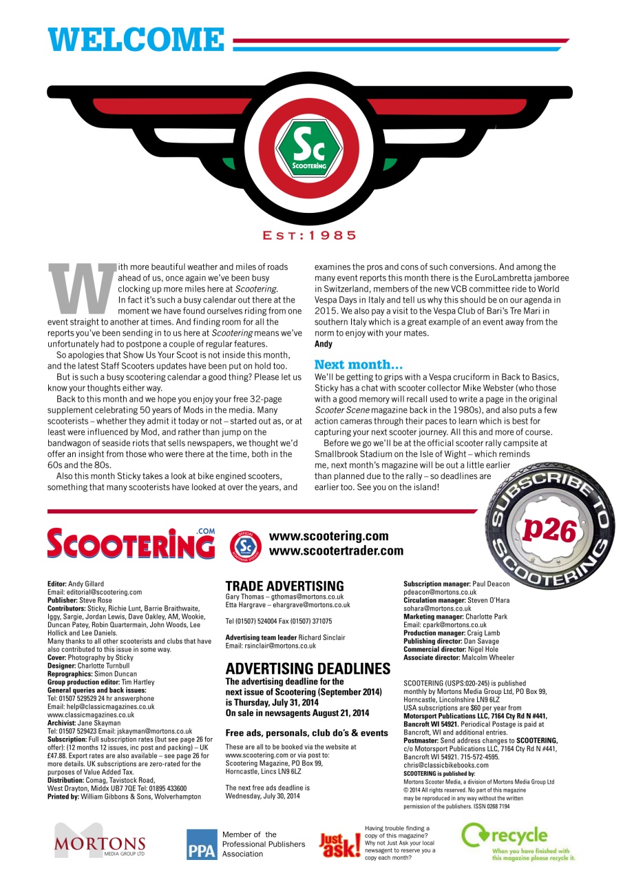 Scootering Preview Pages