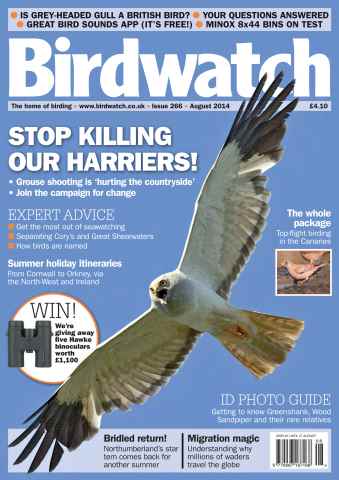 Birdwatch Magazine issue August 2014