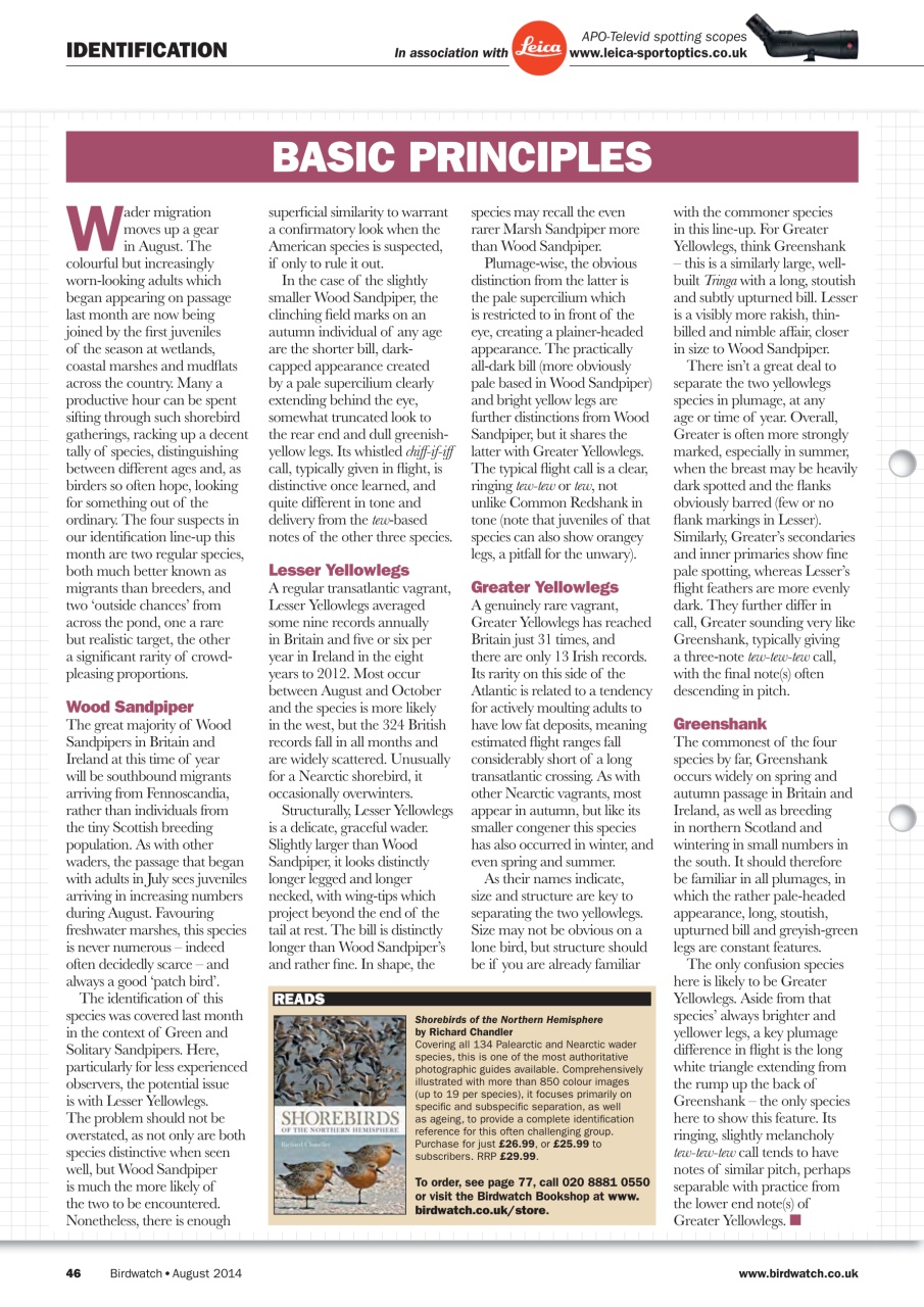 Birdwatch Magazine Preview Pages