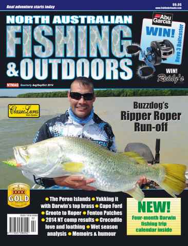 North Australian Fishing and Outdoors Magazine issue Aug/Sep/Oct 2014