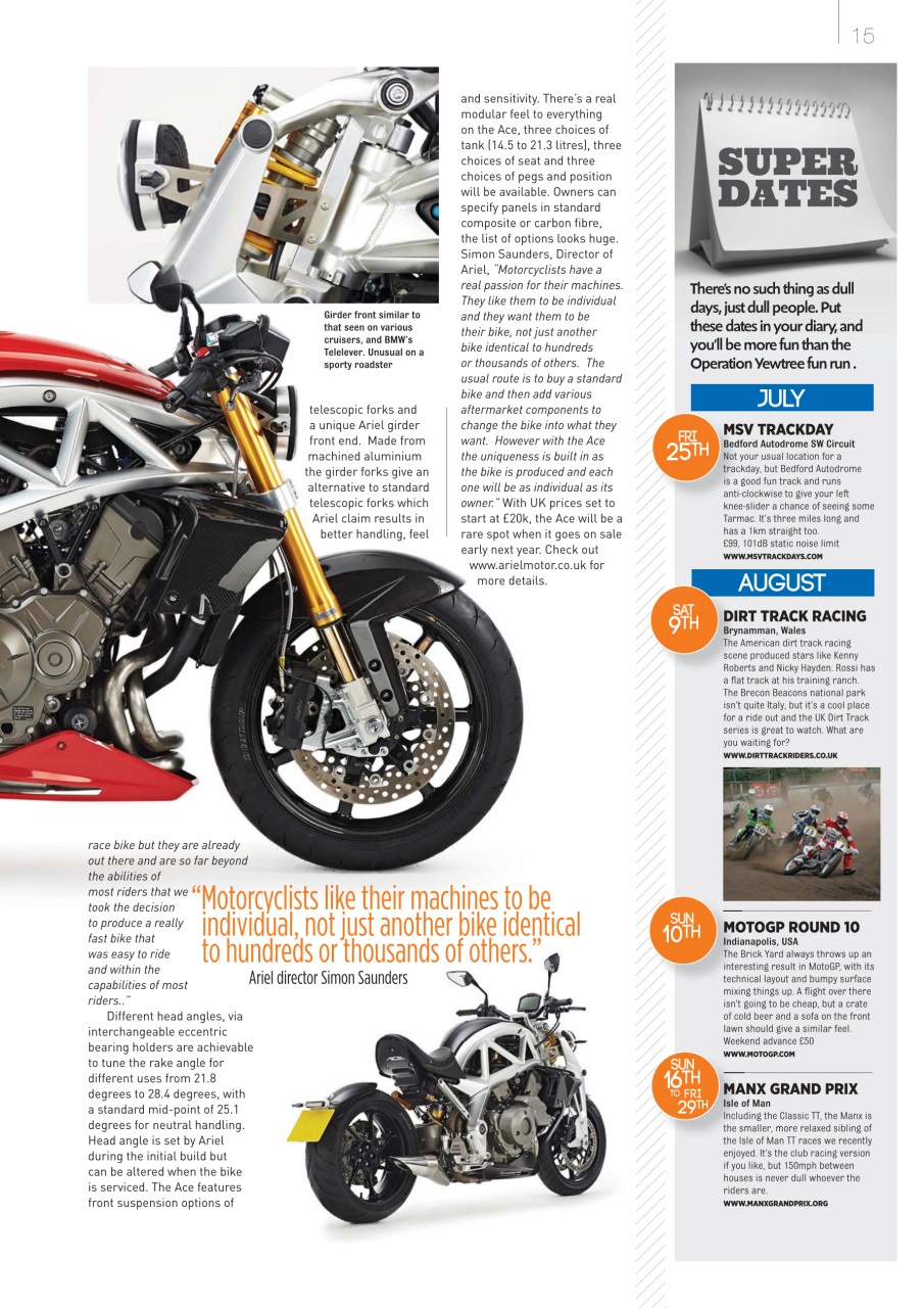 Superbike Magazine Preview Pages