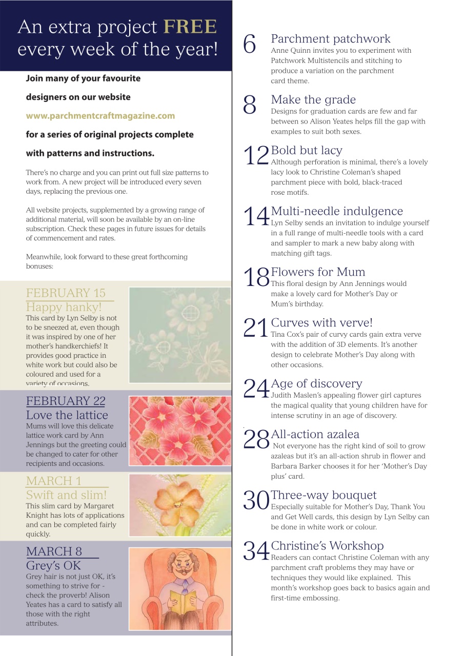 Parchment Craft Preview Pages