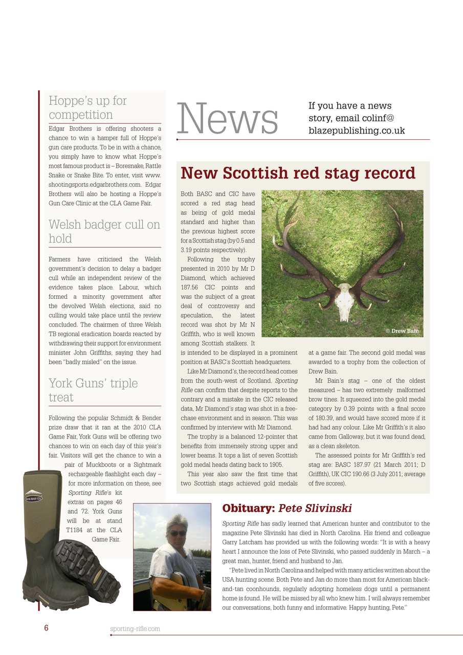 Sporting Rifle Preview Pages