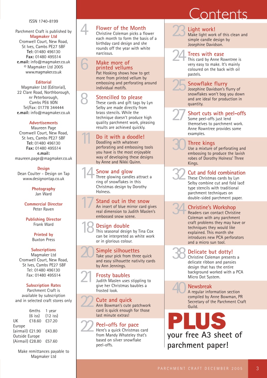 Parchment Craft Preview Pages