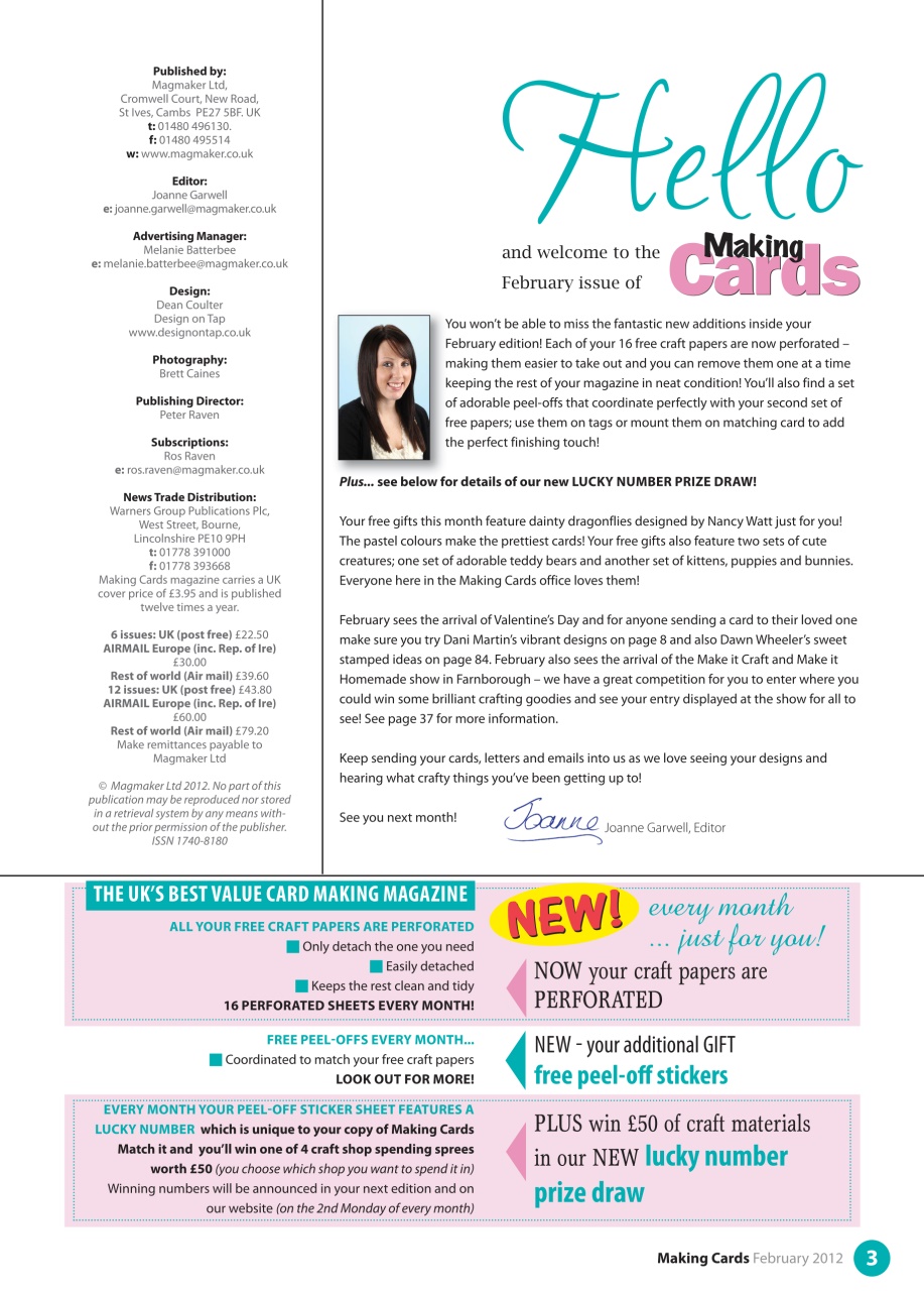 Making Cards & Papercraft Preview Pages