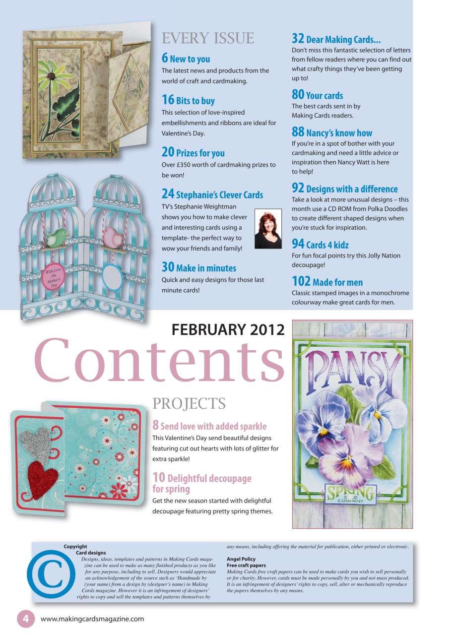 Making Cards & Papercraft Preview Pages