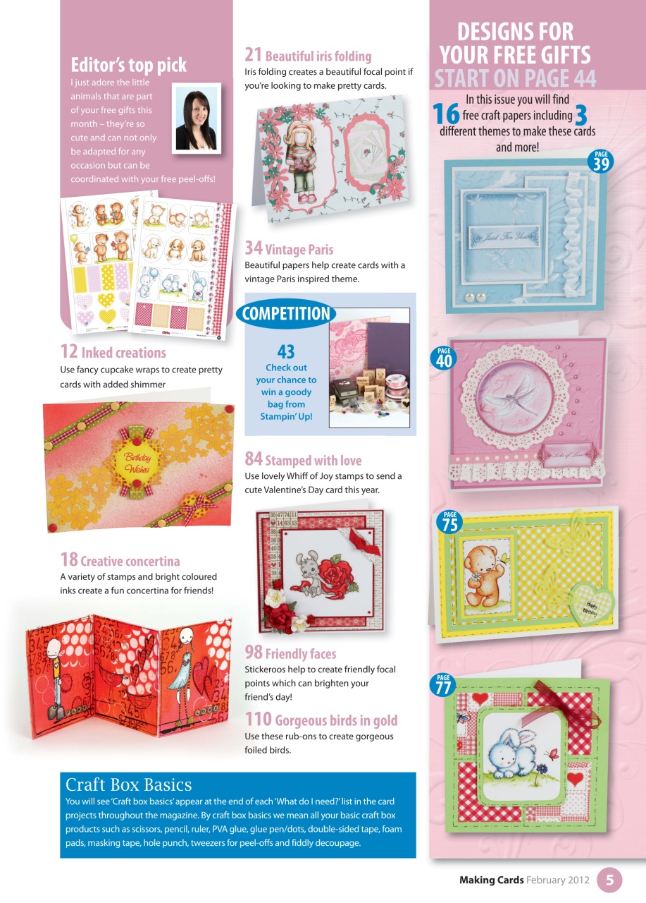 Making Cards & Papercraft Preview Pages
