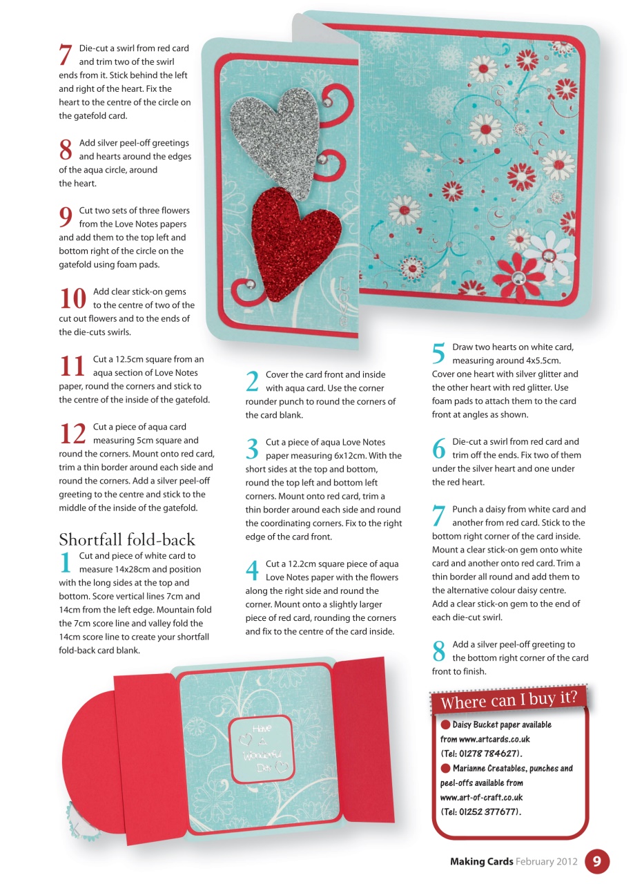 Making Cards & Papercraft Preview Pages