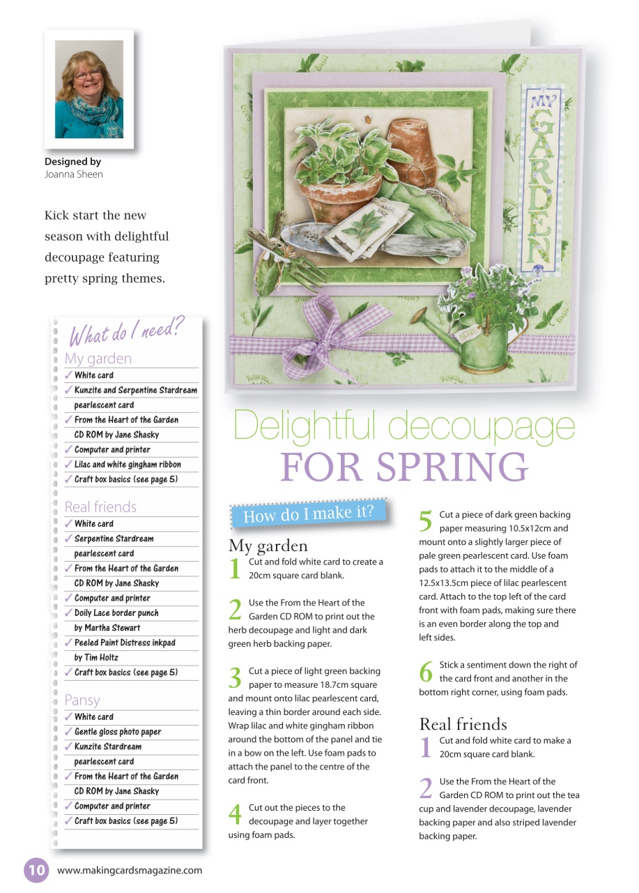 Making Cards & Papercraft Preview Pages