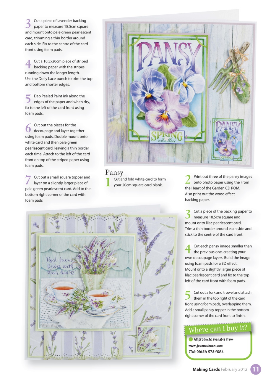 Making Cards & Papercraft Preview Pages