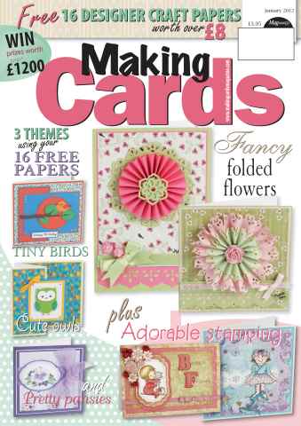 Making Cards & Papercraft issue January 2012