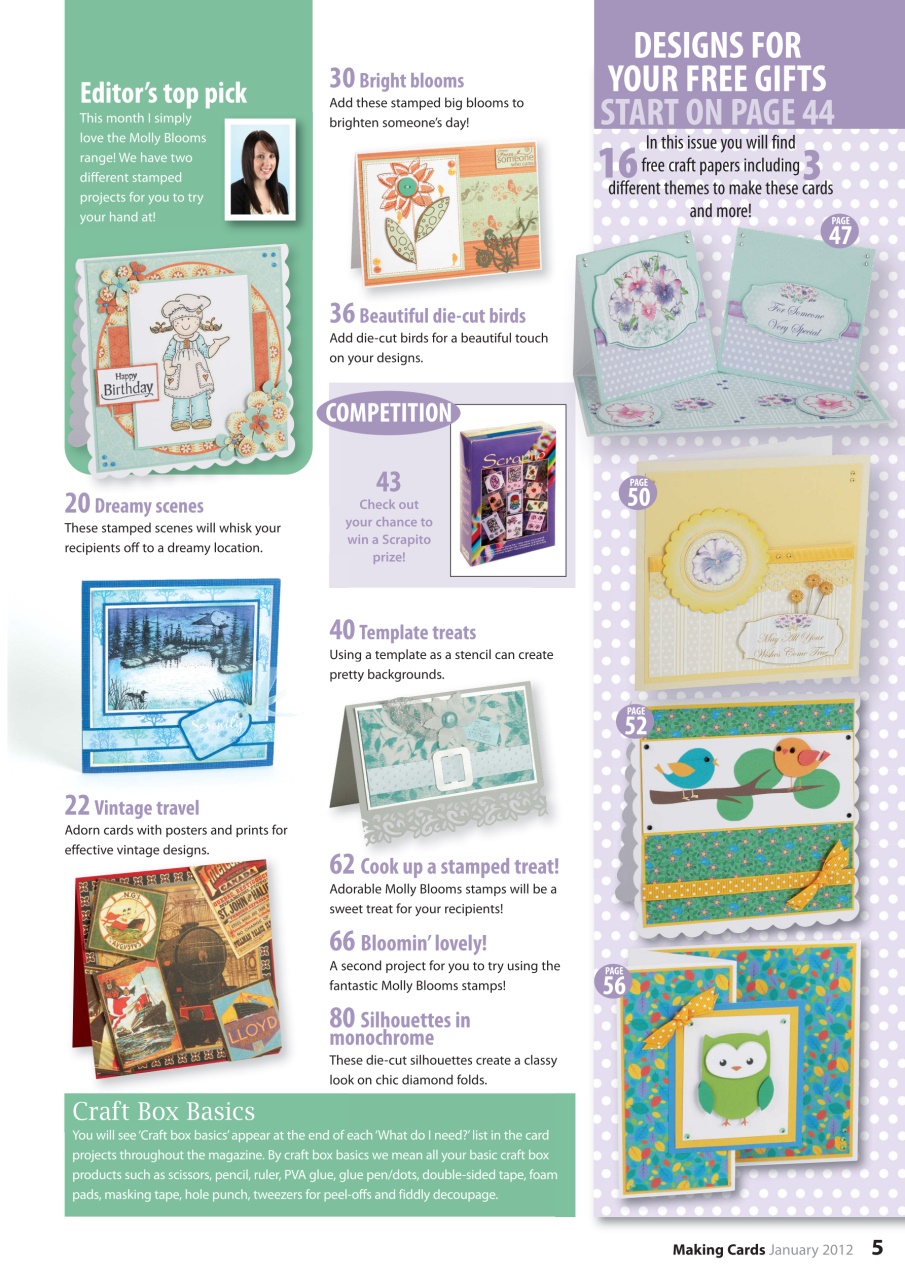 Making Cards & Papercraft Preview Pages