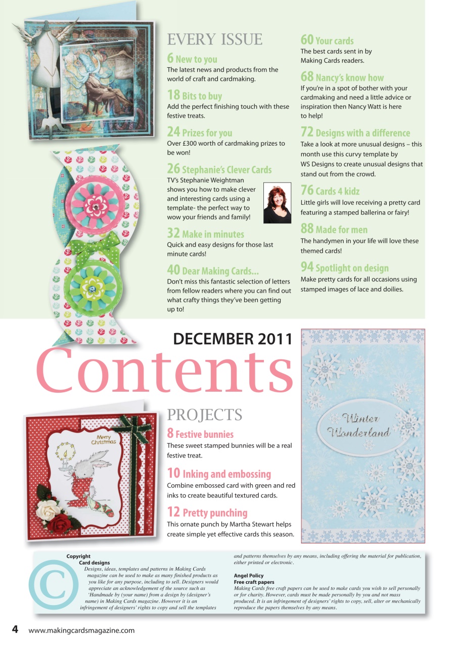 Making Cards & Papercraft Preview Pages