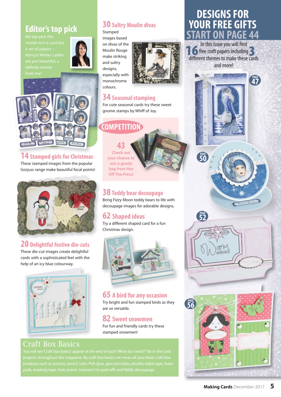 Making Cards & Papercraft Preview Pages