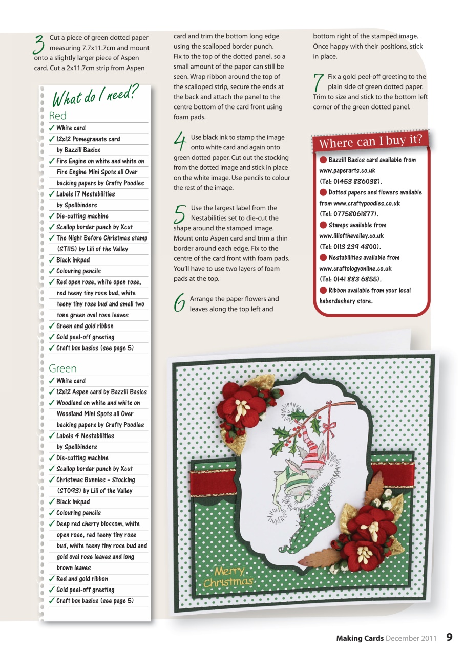 Making Cards & Papercraft Preview Pages