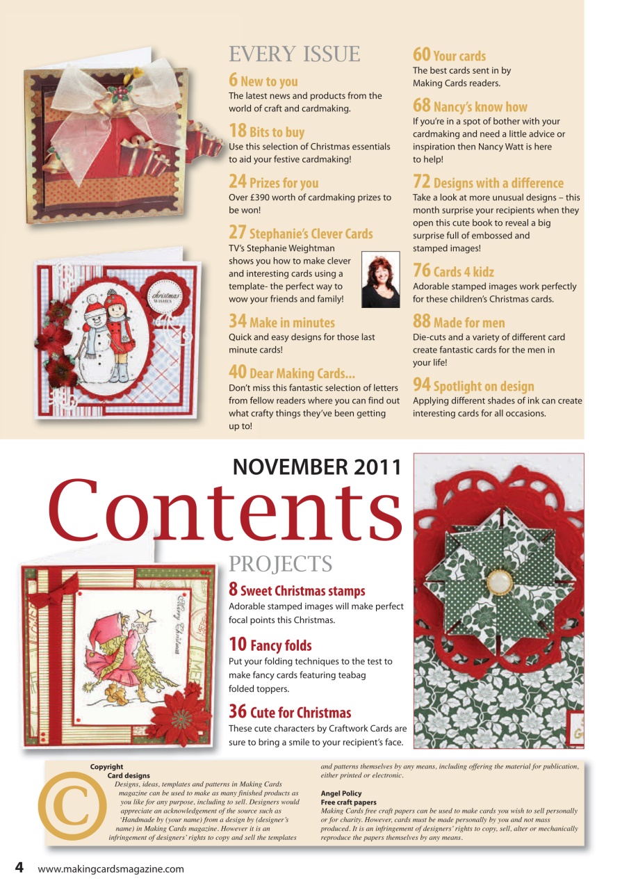 Making Cards & Papercraft Preview Pages