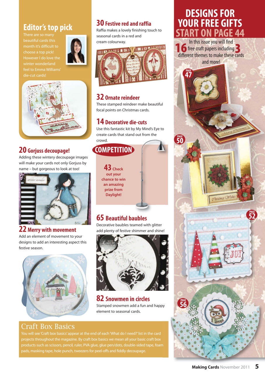Making Cards & Papercraft Preview Pages