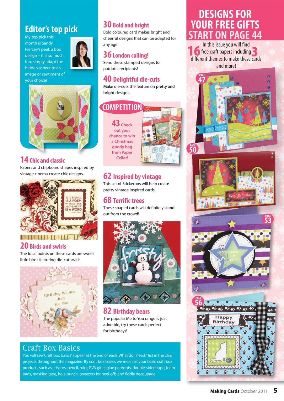 Making Cards & Papercraft Preview Pages