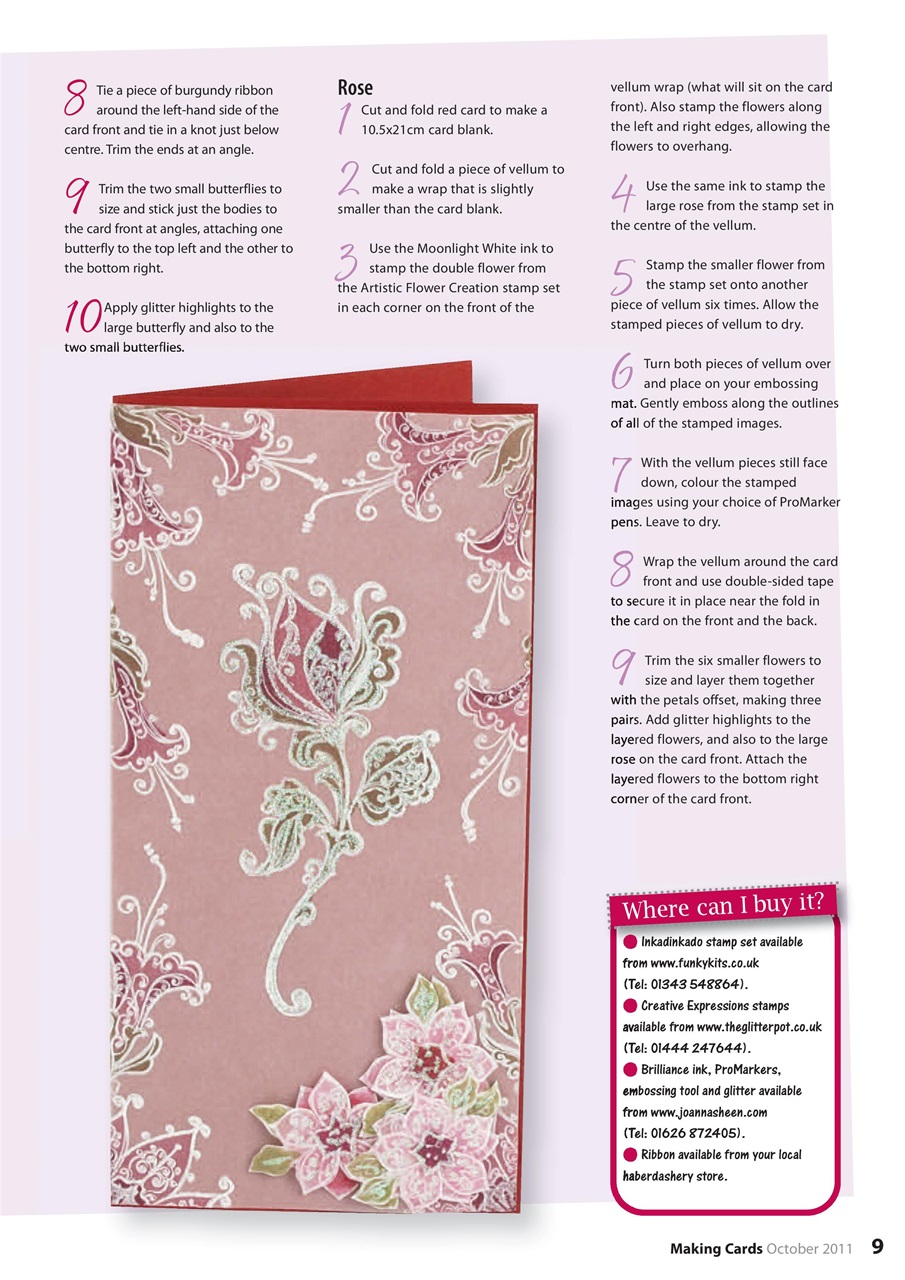 Making Cards & Papercraft Preview Pages