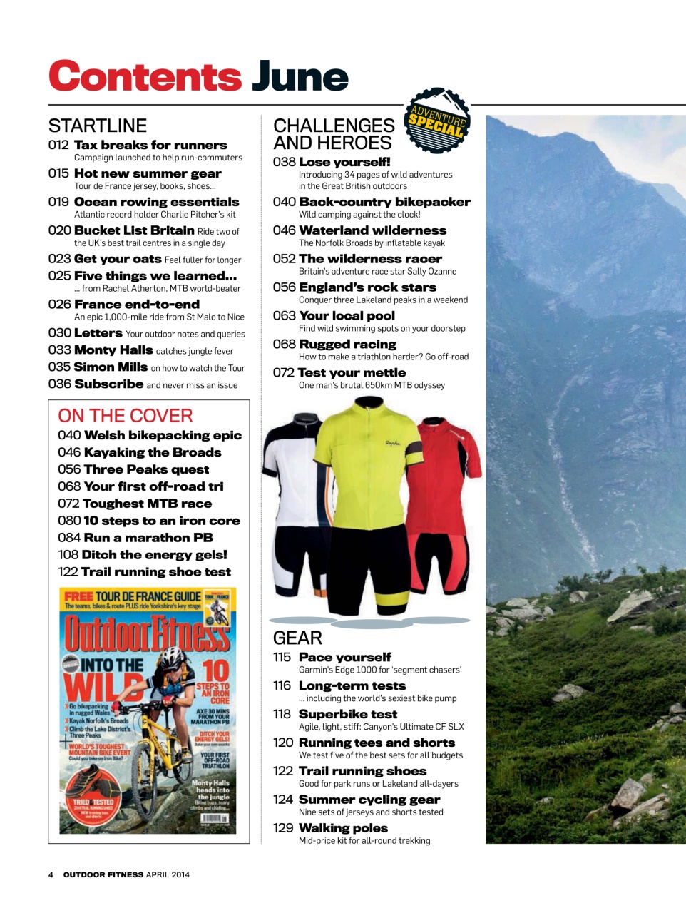 Outdoor Fitness & Adventure Preview Pages