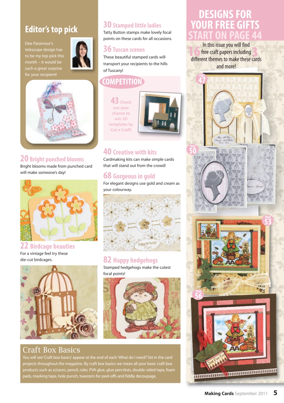 Making Cards & Papercraft Preview Pages