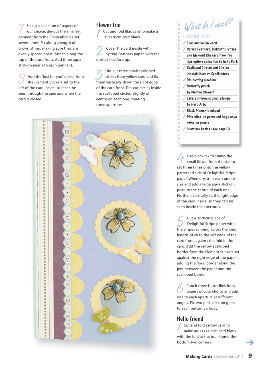 Making Cards & Papercraft Preview Pages