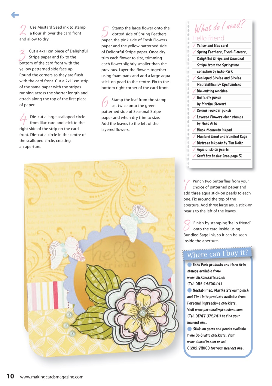 Making Cards & Papercraft Preview Pages