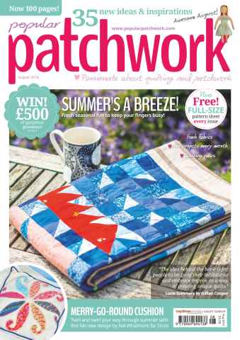Popular Patchwork Magazine issue August 2014 