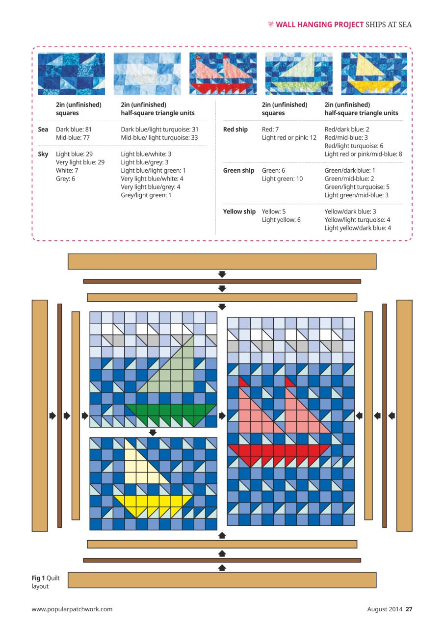 Popular Patchwork Magazine Preview Pages