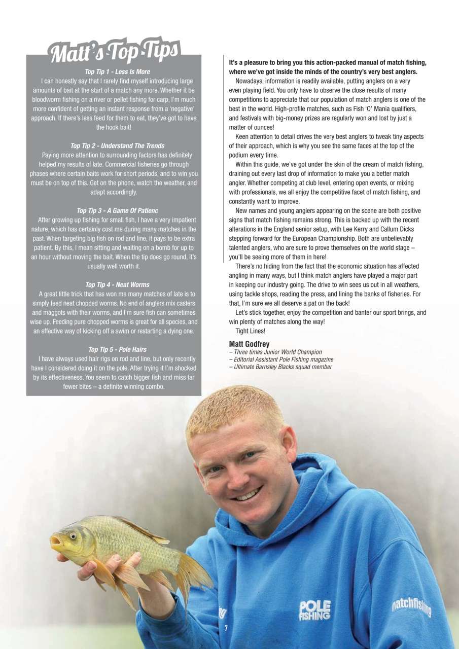 Match Fishing Preview Pages