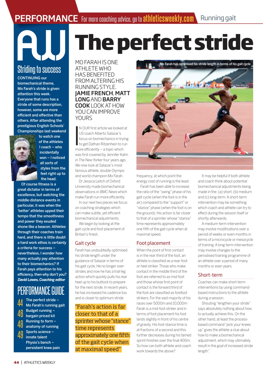 AW – Athletics Weekly Magazine Preview Pages