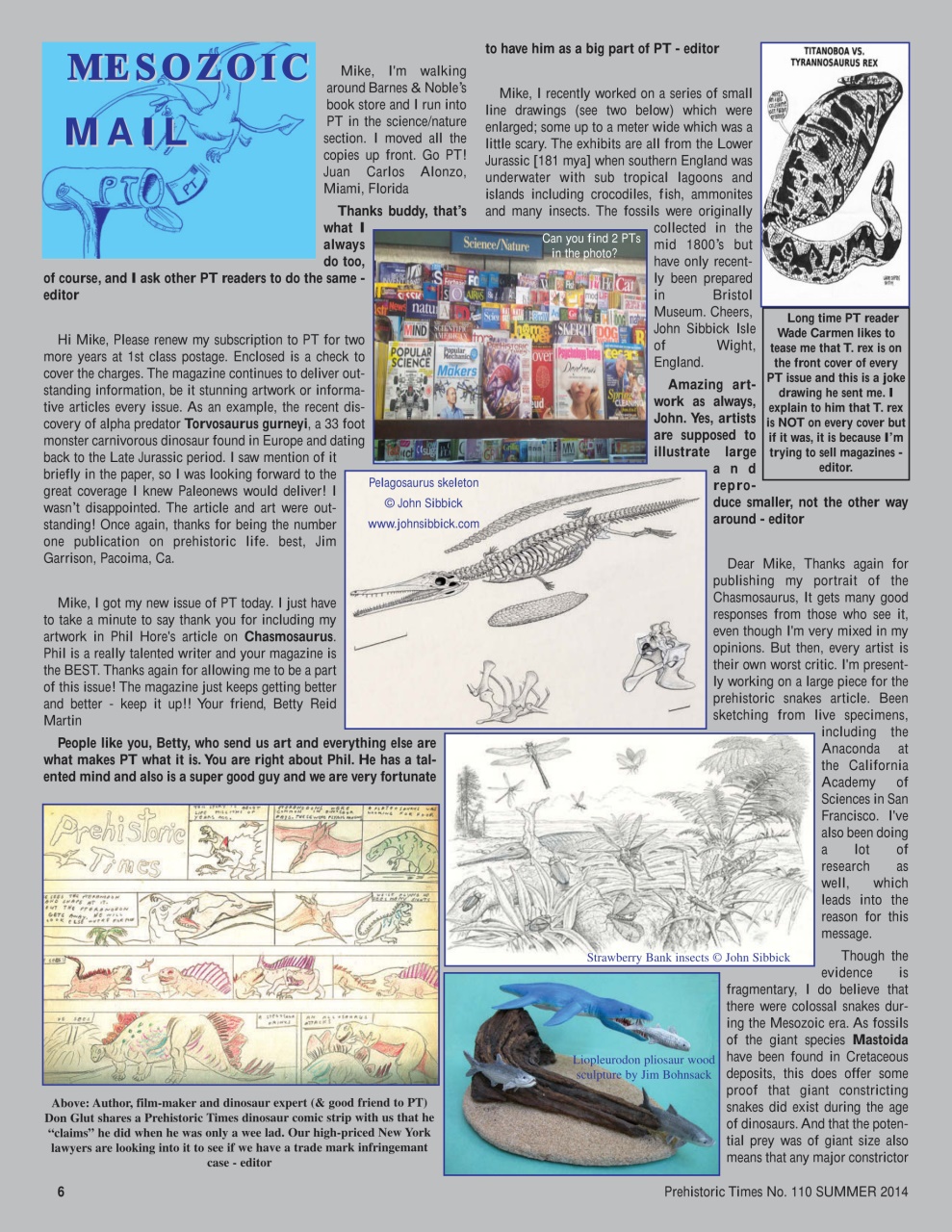 Prehistoric Times Preview Pages